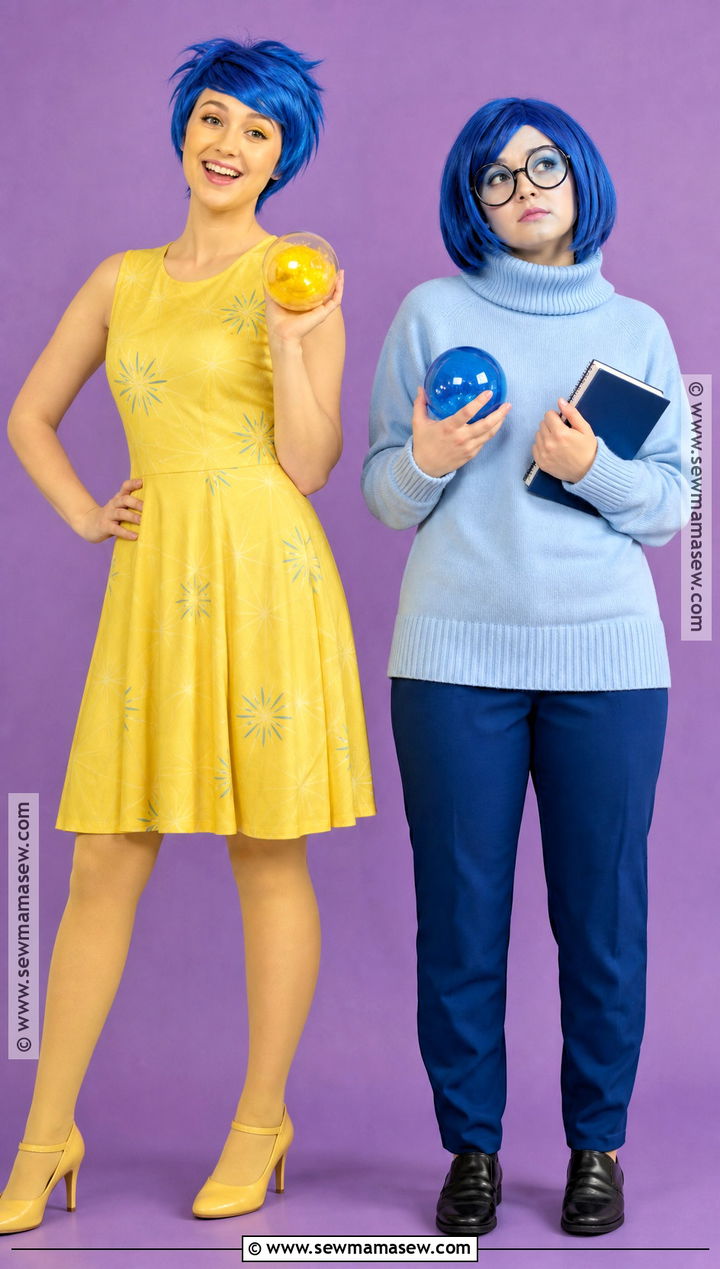 Joy And Sadness Costume - 30 two person costume ideas