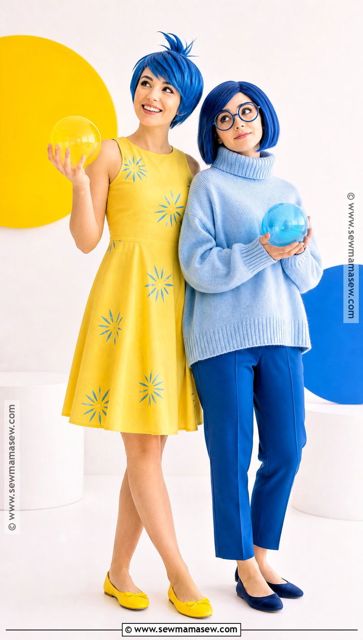 Joy And Sadness Couple Costume - 40 disney couple costumes