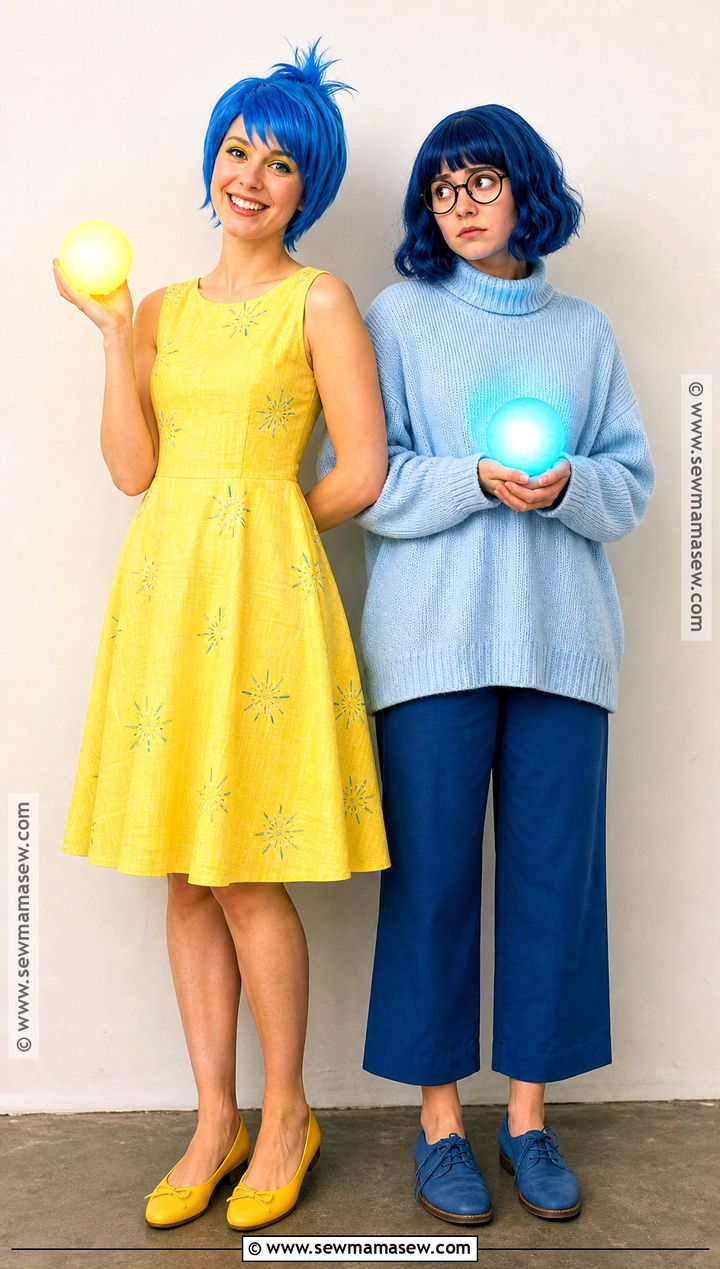 Joy And Sadness Duo Costume - 30 joy halloween costume ideas
