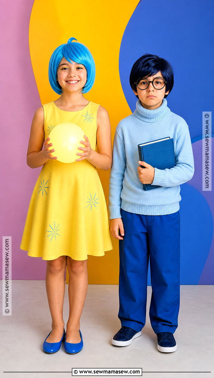 Joy And Sadness Sibling Costume - 30 sibling costumes brother sister