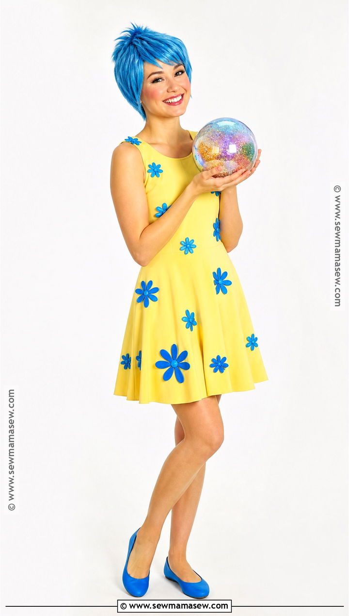 Joy From Inside Out Costume - 30 easy movie characters to dress up as ideas
