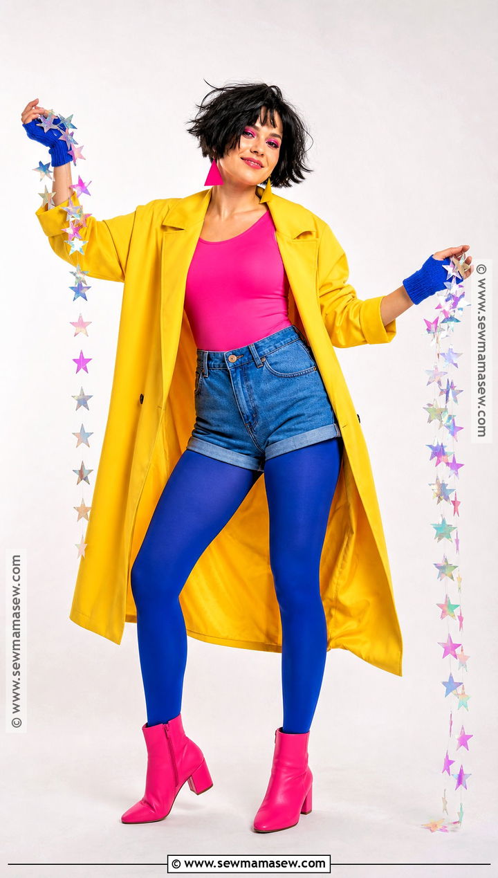 Jubilee Costume With Yellow Coat And Pink Top - 30 Female Superhero Costumes
