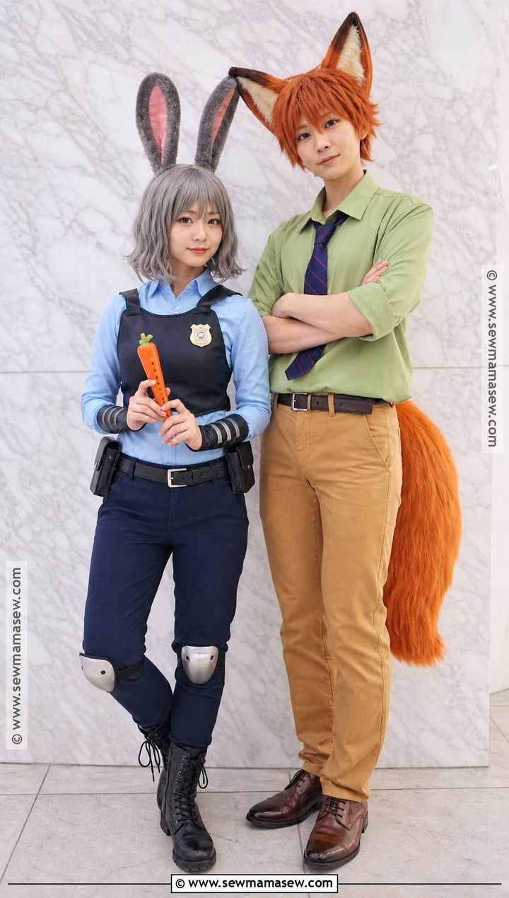 Judy Hopps And Nick Wilde Duo Costume - 30 Judy Hops Costumes