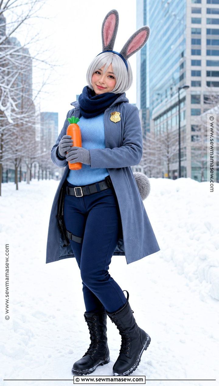 Judy Hopps Winter Coat Costume - 30 Judy Hops Costumes