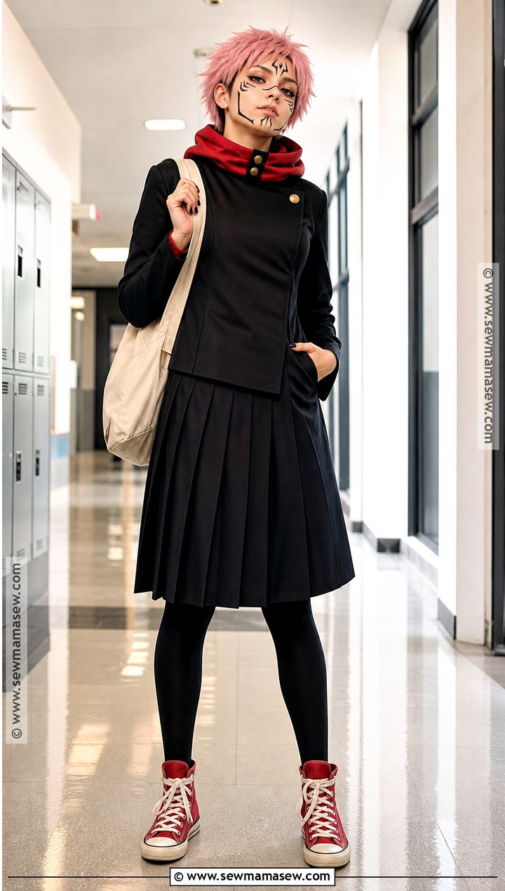 Jujutsu School Uniform Sukuna Costume - 30 sukuna costume ideas for females