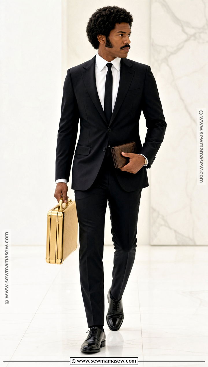 Jules Winnfield Black Suit Costume - 45 pulp fiction costume ideas