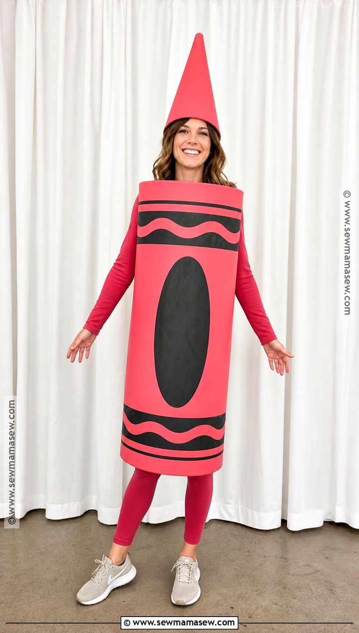 Jumbo Cardboard Crayon Costume - 35 crayon costume ideas