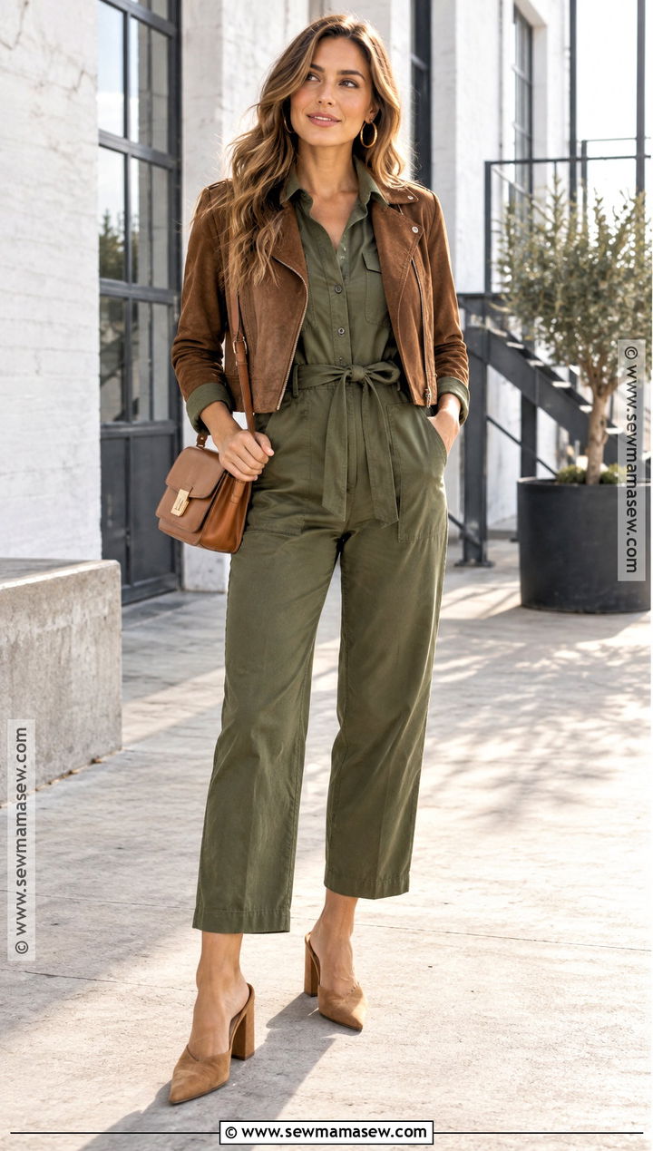 Jumpsuit And Heeled Mules - 15 mule fall outfits