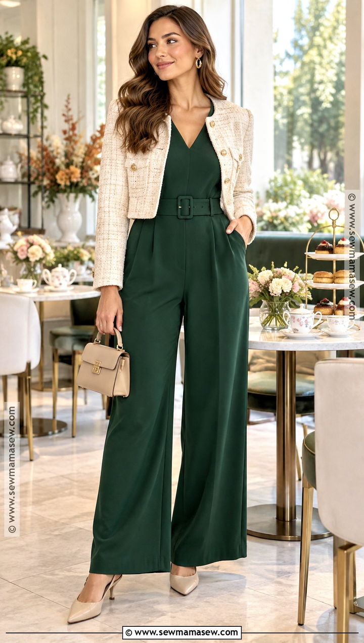 Jumpsuit Fall Tea Party Outfit - 25 fall tea party outfit ideas