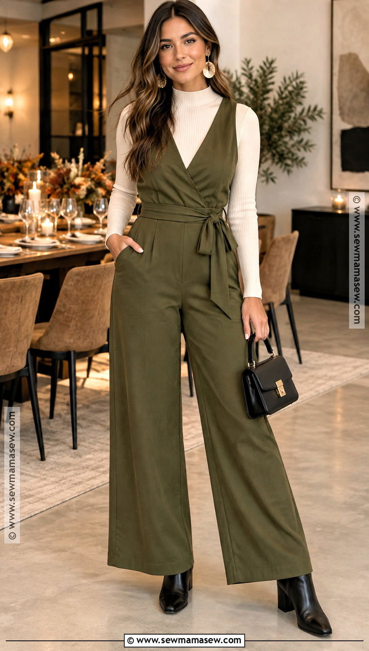 Jumpsuit Friendsgiving Outfit - 15 outfits for friendsgiving