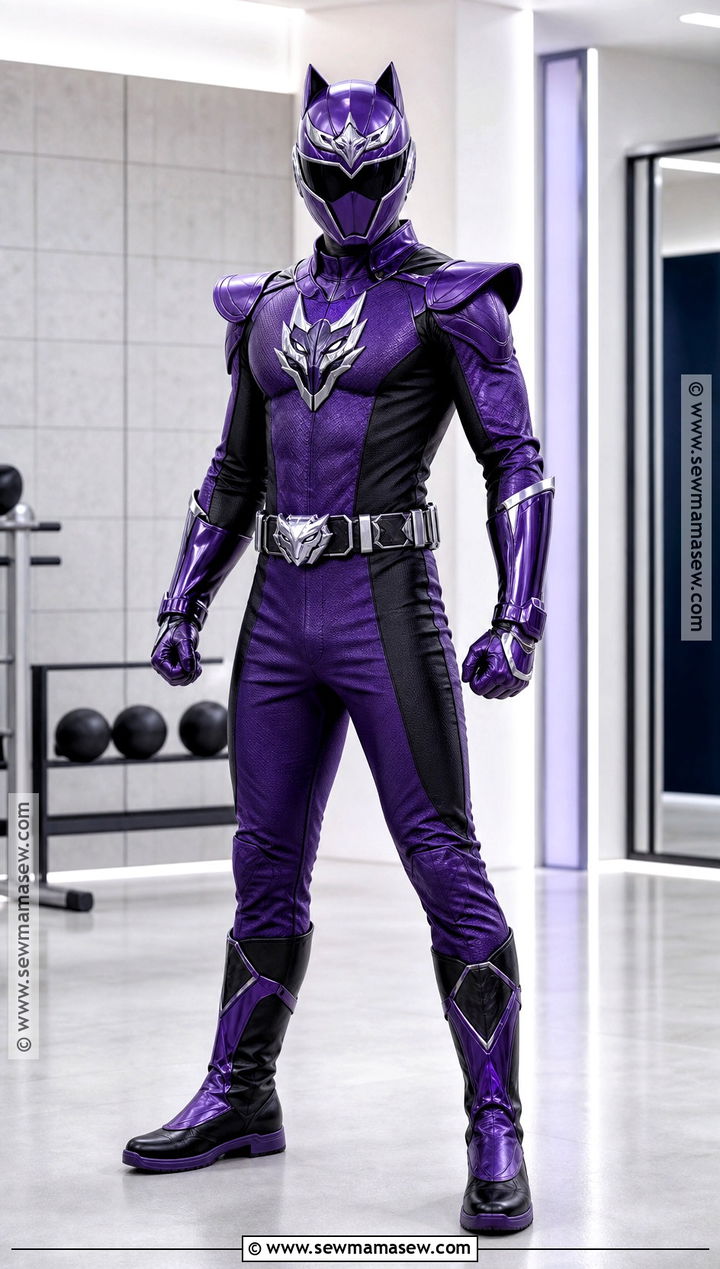 Jungle Fury Purple Wolf Ranger Costume - 35 power rangers costume ideas