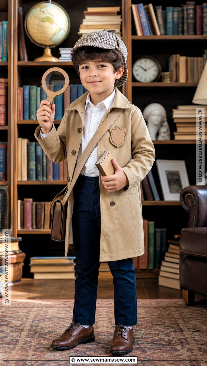 Junior Detective Costume - 30 easy halloween costumes for kids