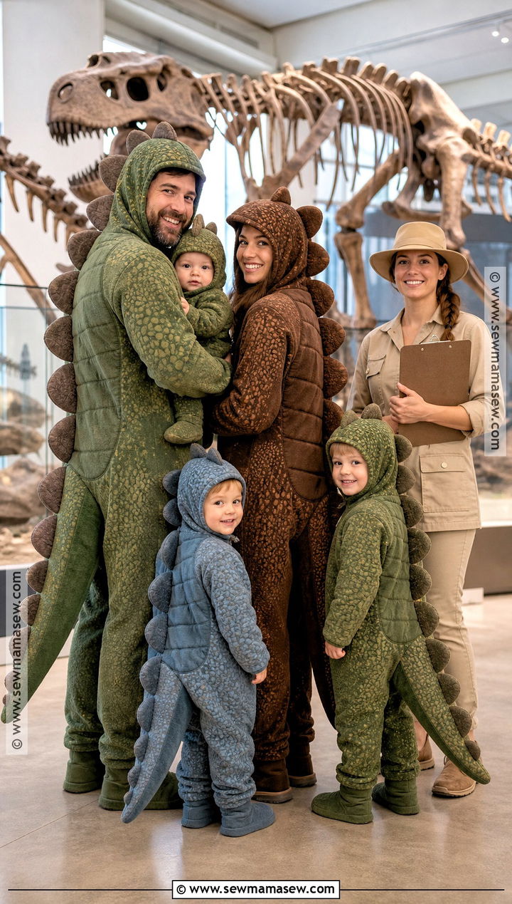 Jurassic Park Ankylosaurus Family Costume - 35 jurassic park family costume ideas