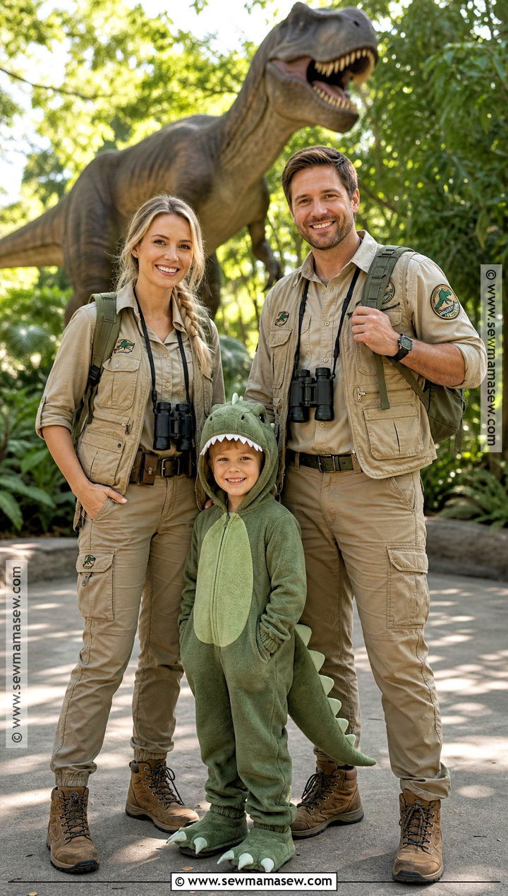 Jurassic Park Family Costume - 35 Family Of Three Halloween Costumes