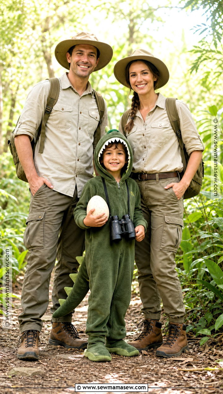 Jurassic Park Family Costume - 30 3 Family Halloween Costumes
