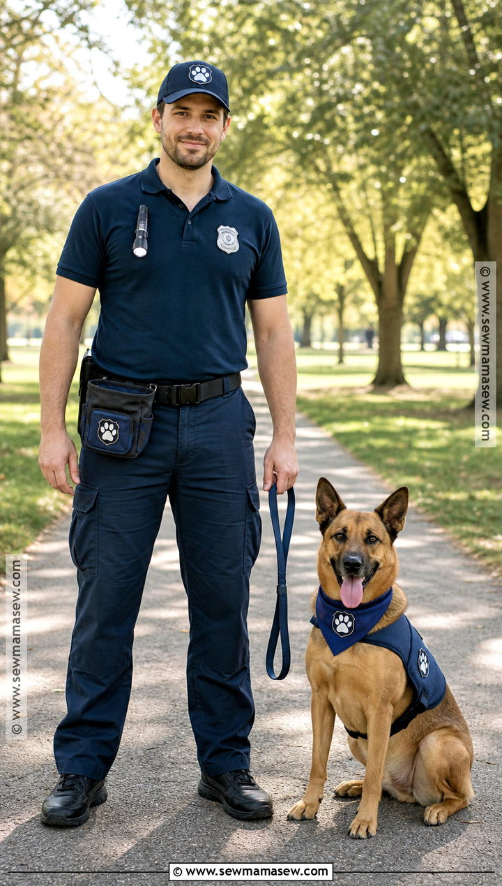 K 9 Cop And Dog Costume - 40 cop halloween costume ideas