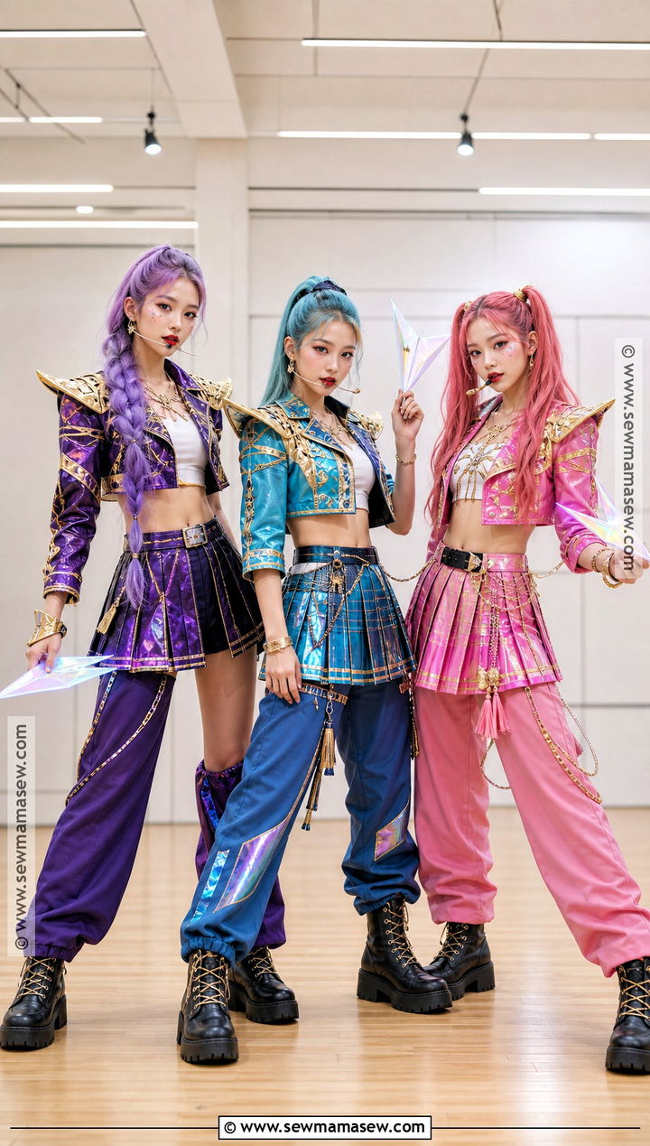 K Pop Demon Hunter Costume - 30 3 girls halloween costumes
