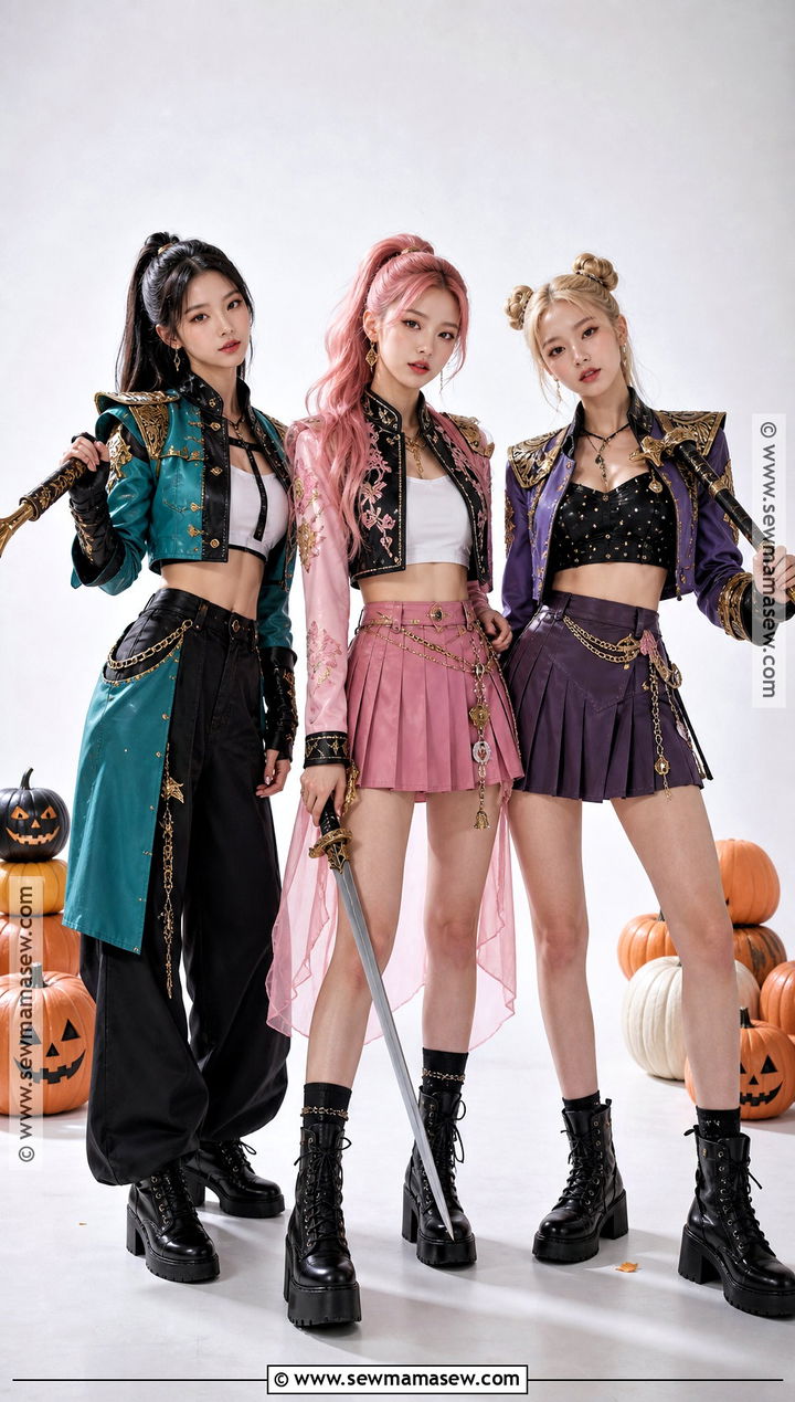 K Pop Demon Hunters Group Costume - 45 cool halloween costumes
