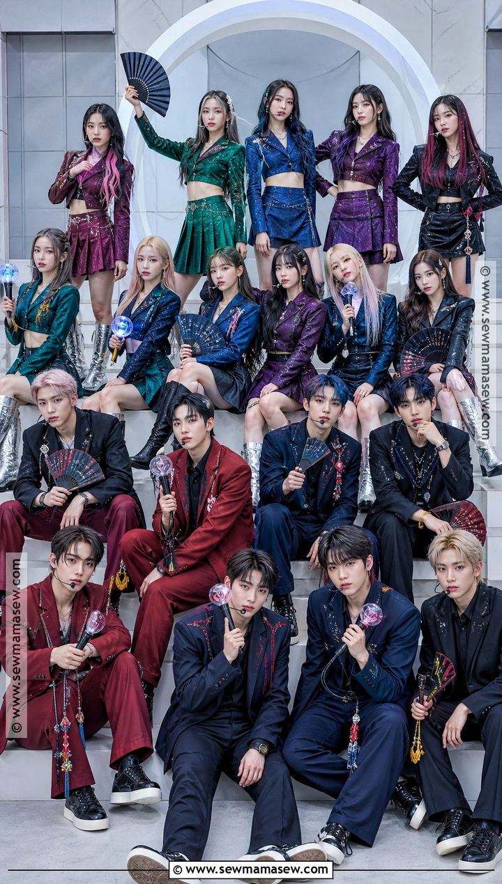 K Pop Fantasy Hero Group Costume - 30 halloween costumes for big groups