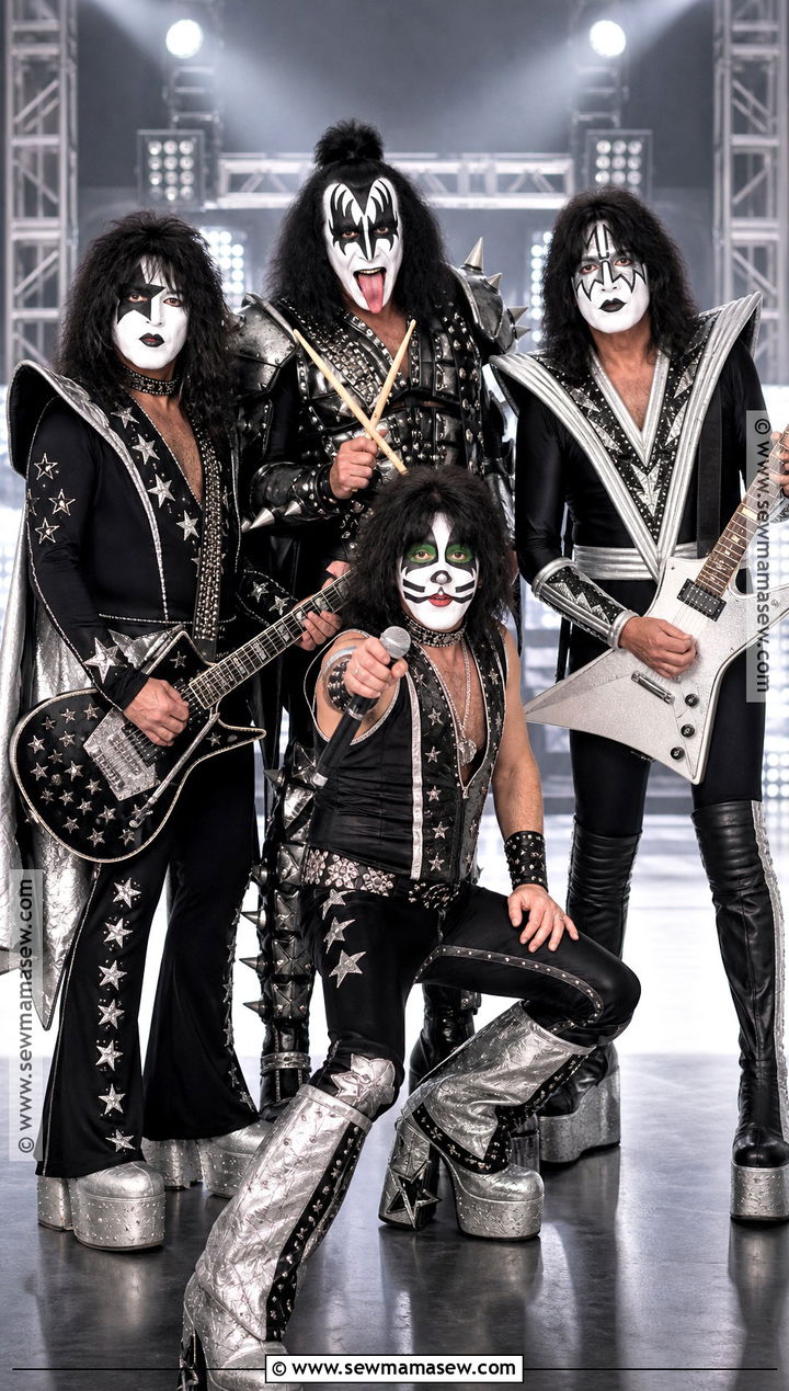 KISS Rock Band Group Costume - 30 musician costume ideas