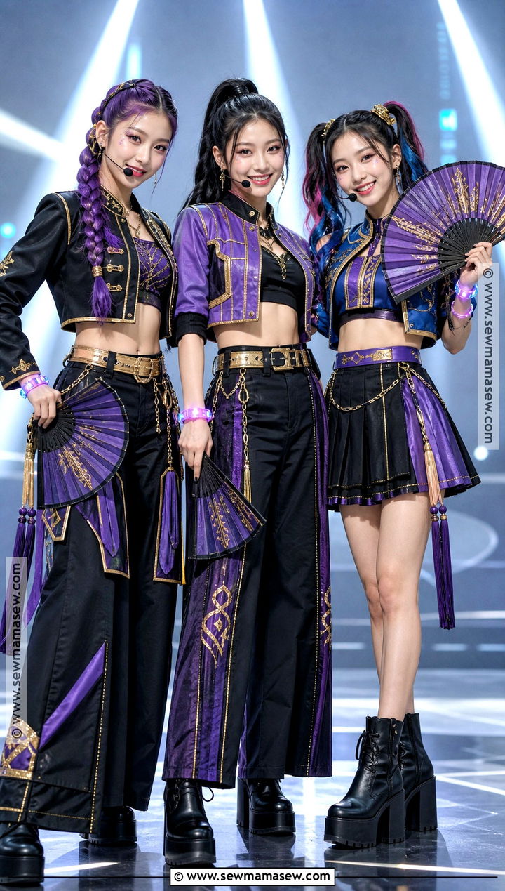 KPop Demon Hunters Trio Costume - 35 halloween costumes for friends