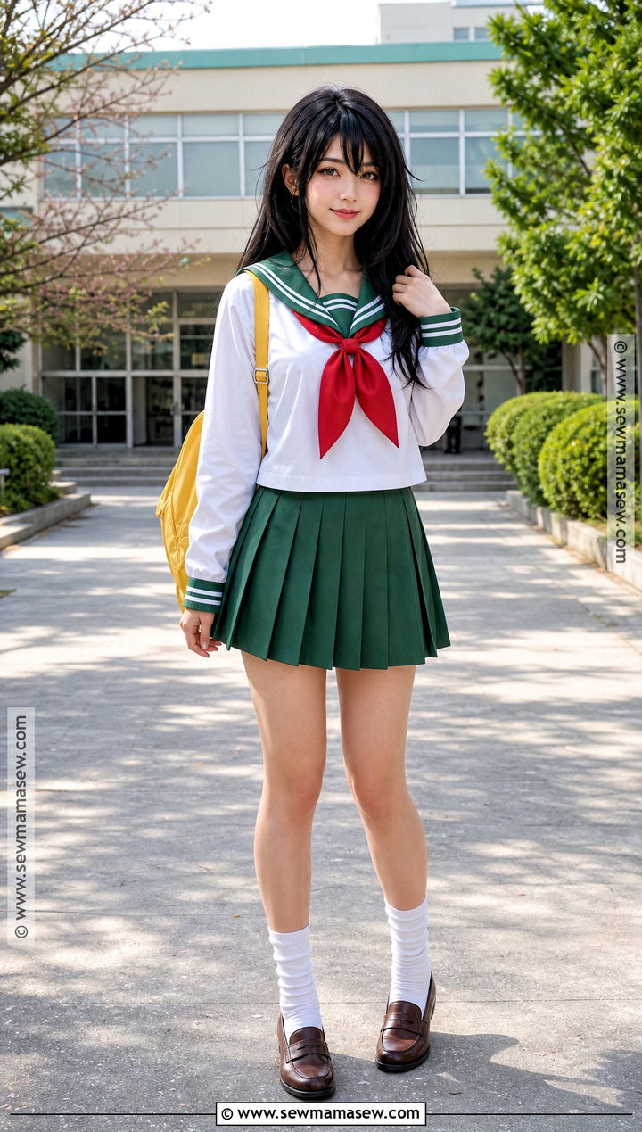 Kagome Higurashi Cosplay With Green Skirt - 35 Easy Cosplay Ideas Women Anime