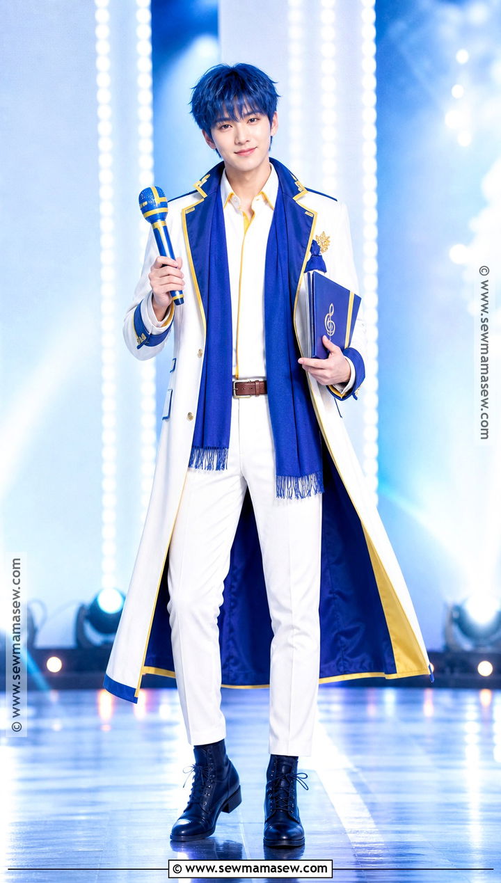 Kaito Cosplay With Short Blue Hair - 30 blue hair cosplay ideas
