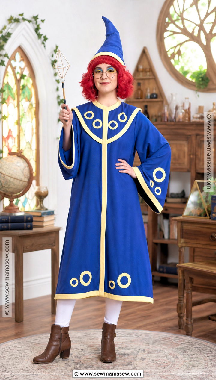 Kamek Costume With Blue Robe - 30 super mario costume ideas