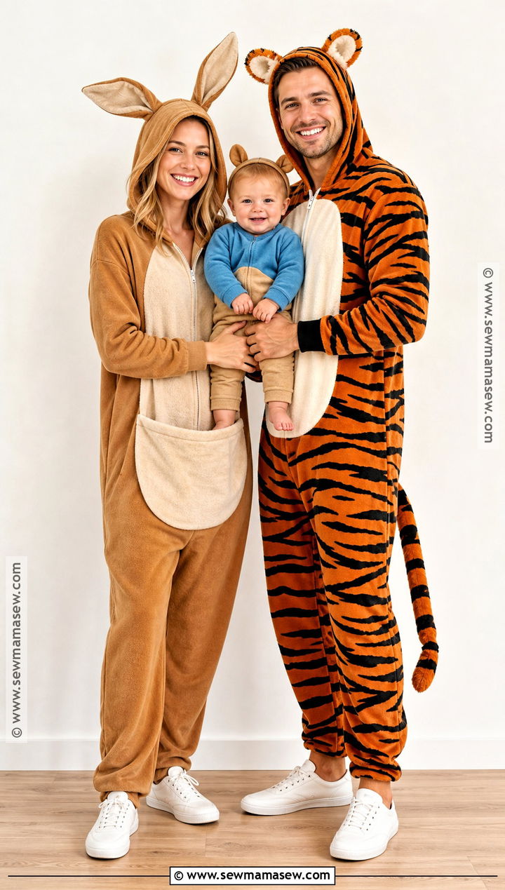 Kanga Roo And Tigger Baby Costume - 30 winnie the pooh family costumes