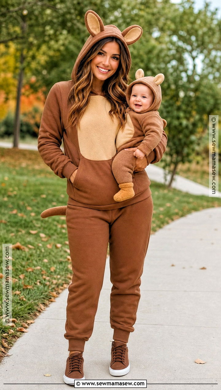 Kangaroo And Joey Costume - 35 mommy and me halloween costumes