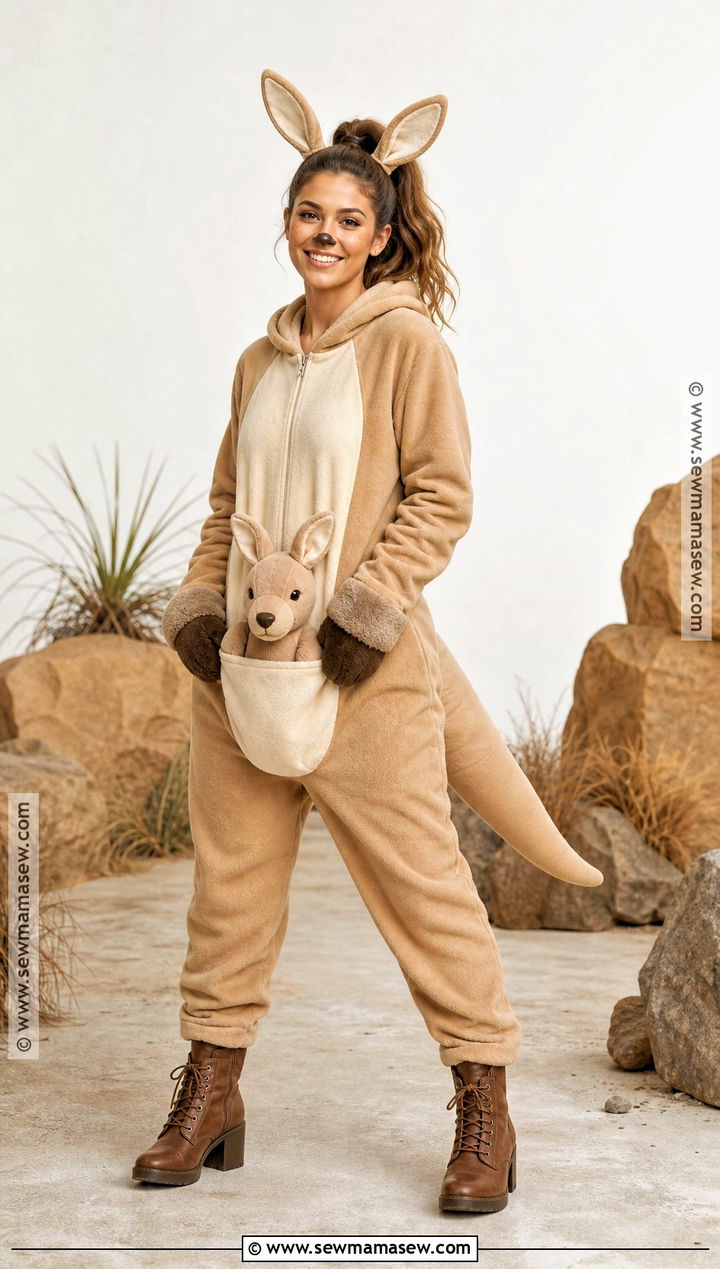 Kangaroo Halloween Costume - 40 animal halloween costumes