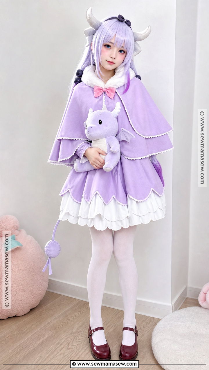 Kanna Kamui Cosplay With Purple Dress - 30 seeu cosplay ideas