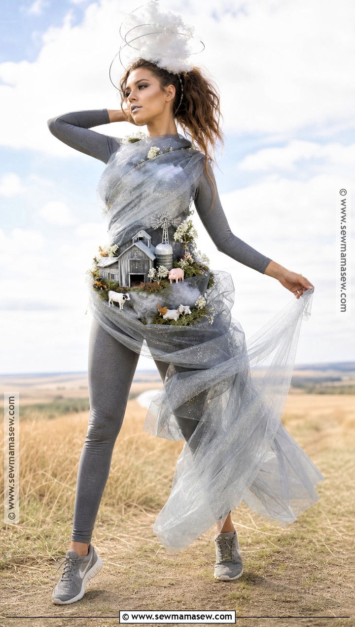 Kansas Tornado Halloween Costume - 30 Wizard Of Oz Halloween Costumes