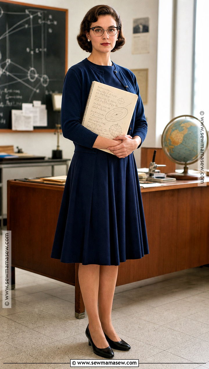Katherine Johnson Costume With Math Notebook - 30 historical figures costumes