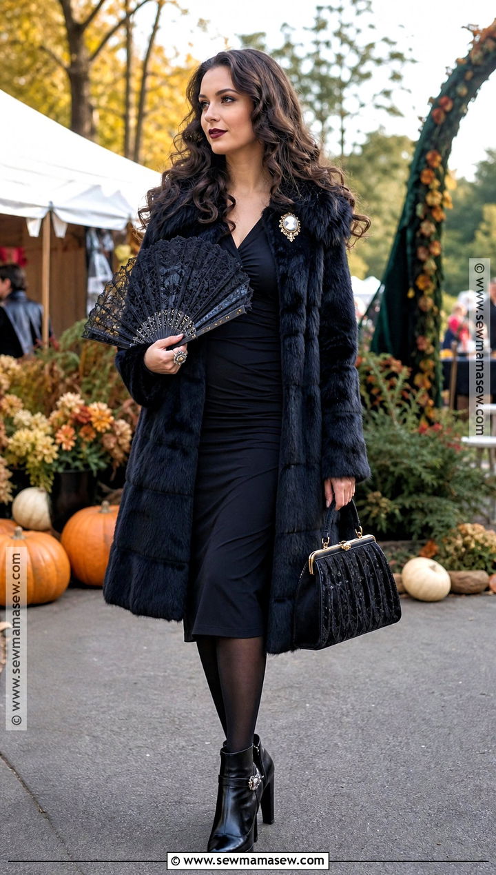 Katherine Pierce Faux Fur Coat Outfit - 30 katherine pierce outfits halloween