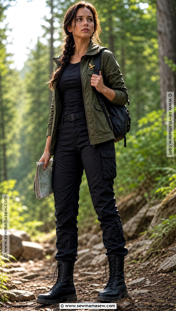 Katniss Everdeen Costume With Brown Side Braid - 30 halloween costumes for brown hair