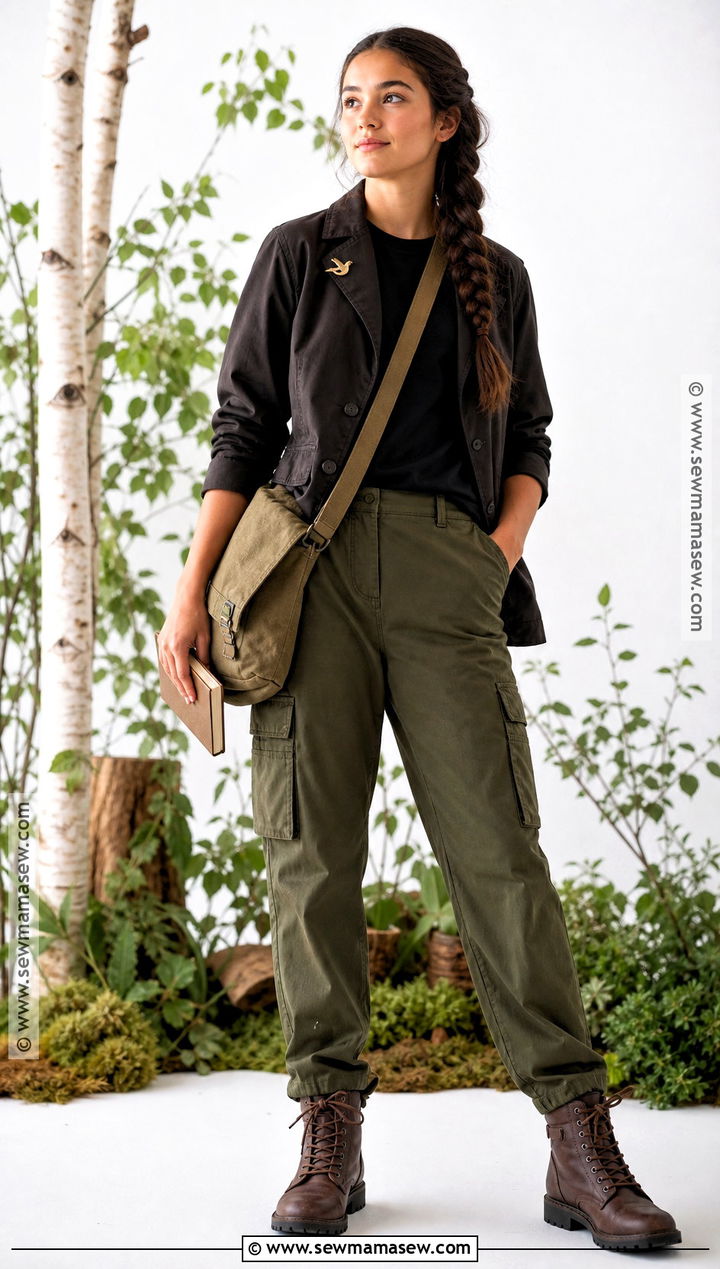 Katniss Everdeen Costume With Side Braid - 35 book character dress up ideas