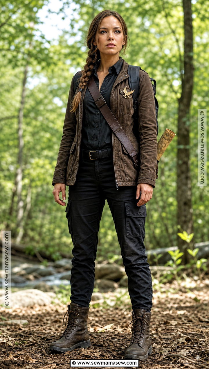 Katniss Everdeen Costume - 30 brown hair halloween costume ideas