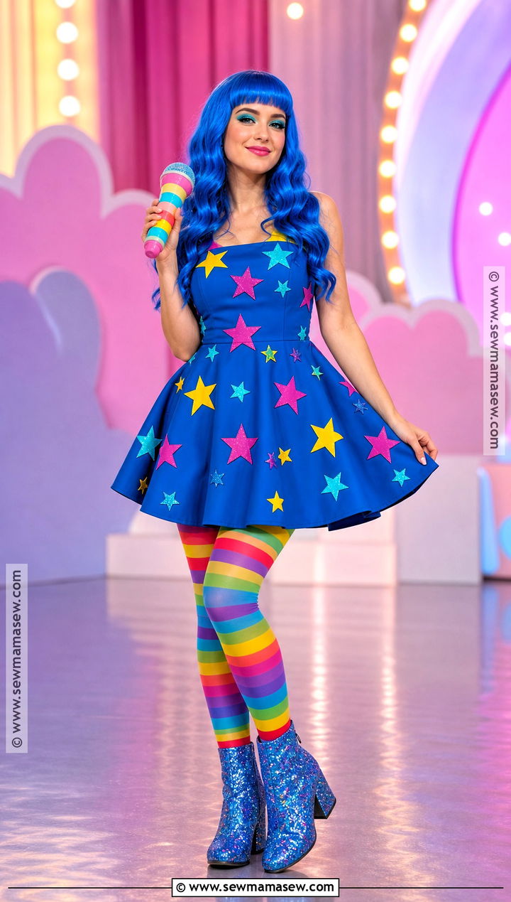 Katy Perry Blue Wig Costume - 30 music artist costume ideas