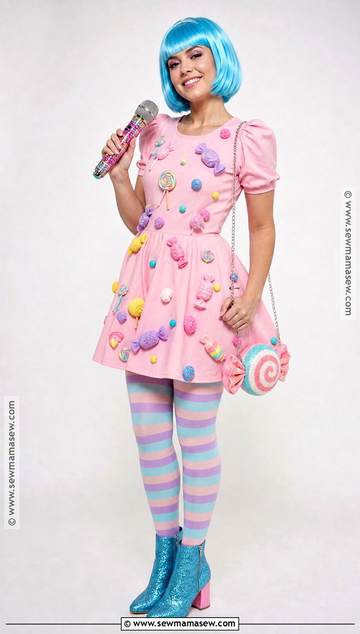 Katy Perry Candy Costume - 35 singer costume ideas