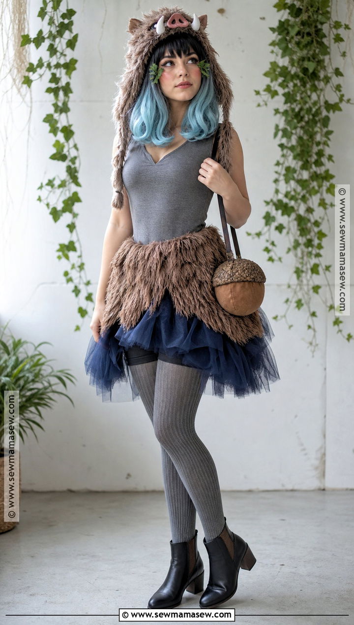 Kawaii Inosuke Cosplay With Tulle Skirt - 30 Inosuke Cosplay Ideas for Females