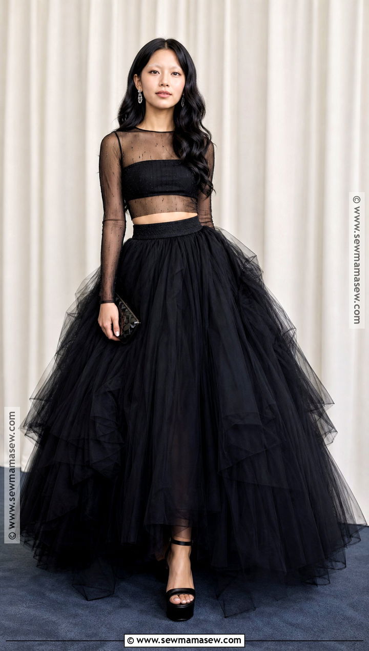 Kendall Jenner Black Ball Skirt Met Gala Costume - 30 kendall jenner costume ideas