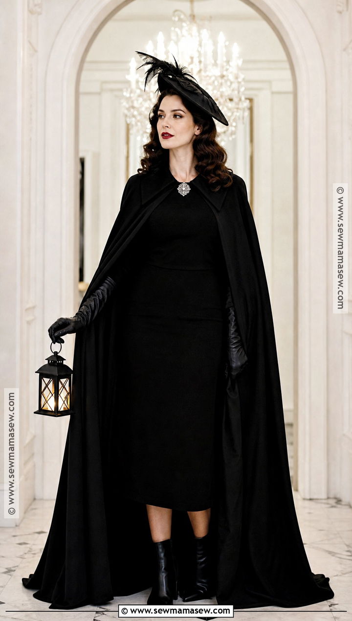 Kendall Jenner Cape Dress Witch Costume - 30 kendall jenner witch costume ideas