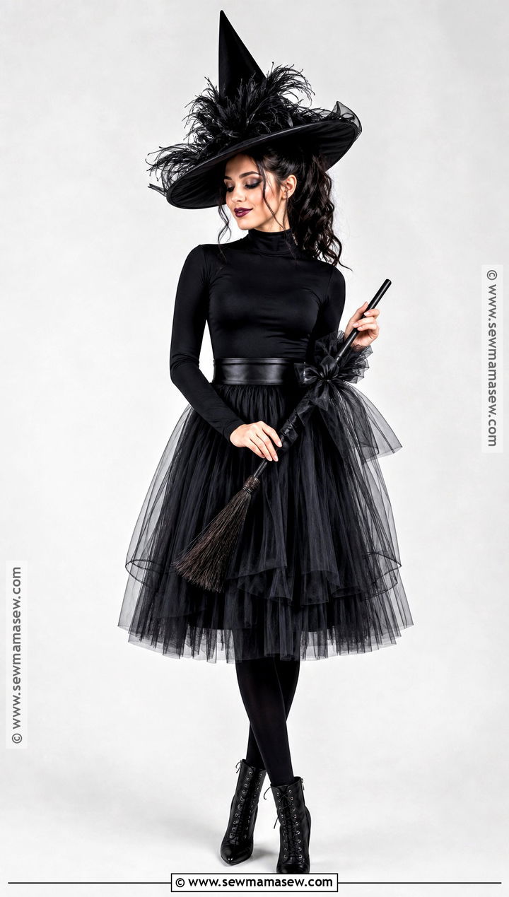Kendall Jenner Tulle Skirt Witch Costume - 30 kendall jenner witch costume ideas