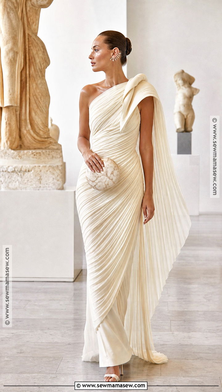 Kendall Jenner White Draped Met Gala Costume - 30 kendall jenner costume ideas