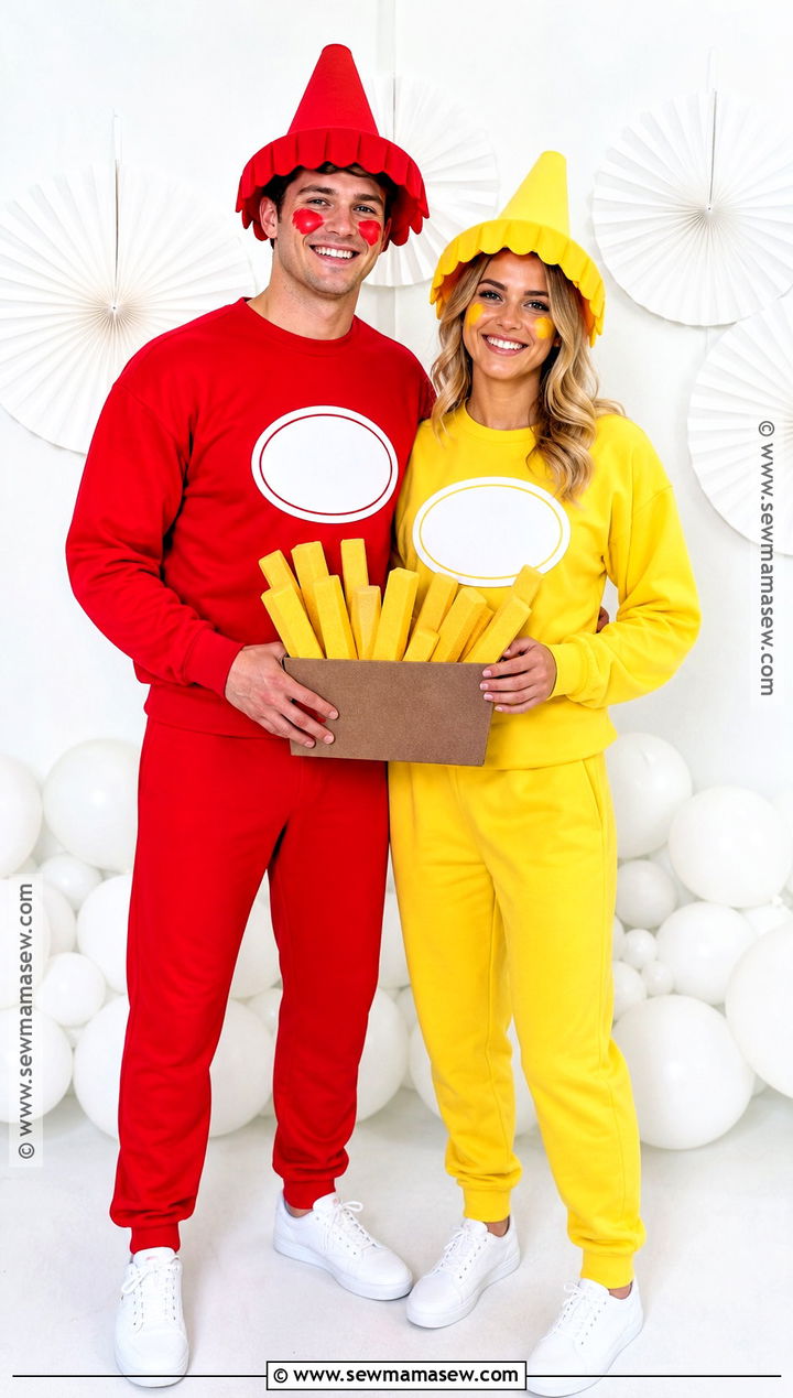 Ketchup And Mustard Costume - 50 couples halloween costume ideas