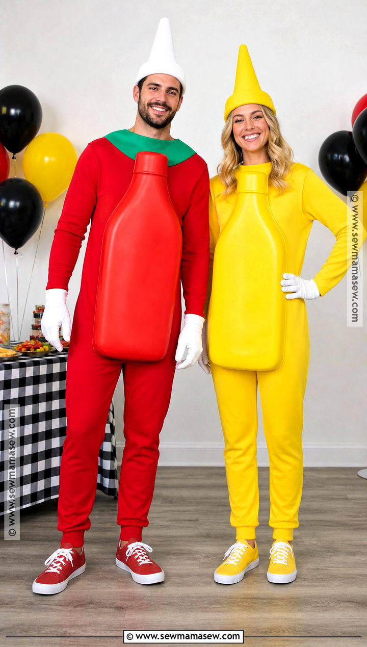 Ketchup And Mustard Costume - 30 2 ppl halloween costumes