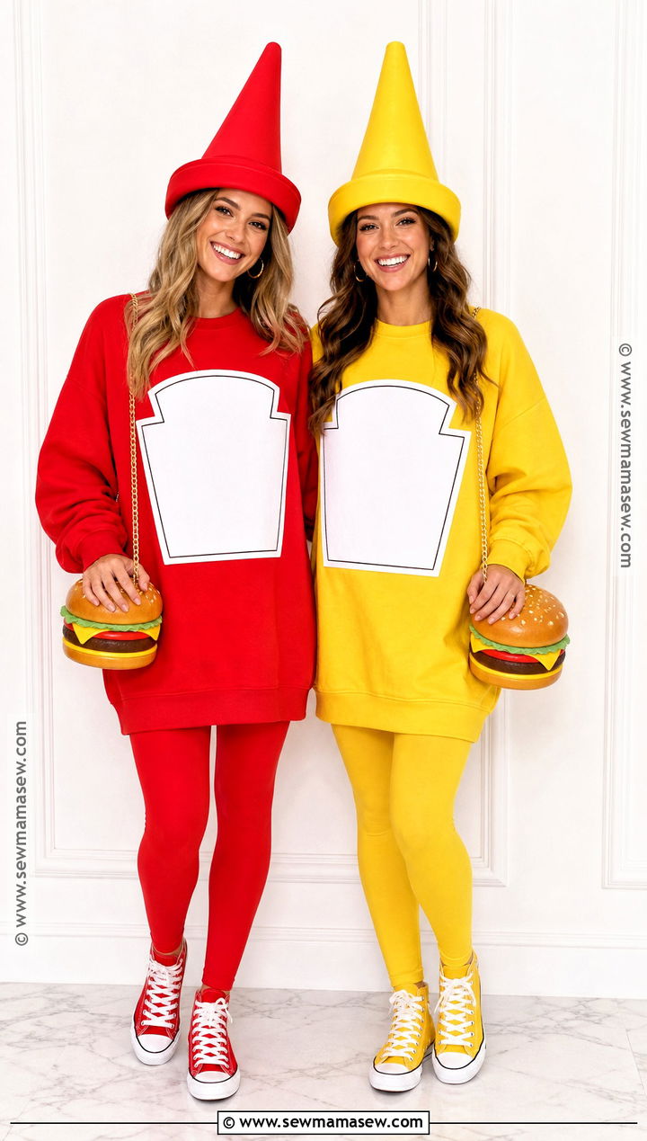 Ketchup And Mustard Costumes - 30 halloween costumes for two for best friends