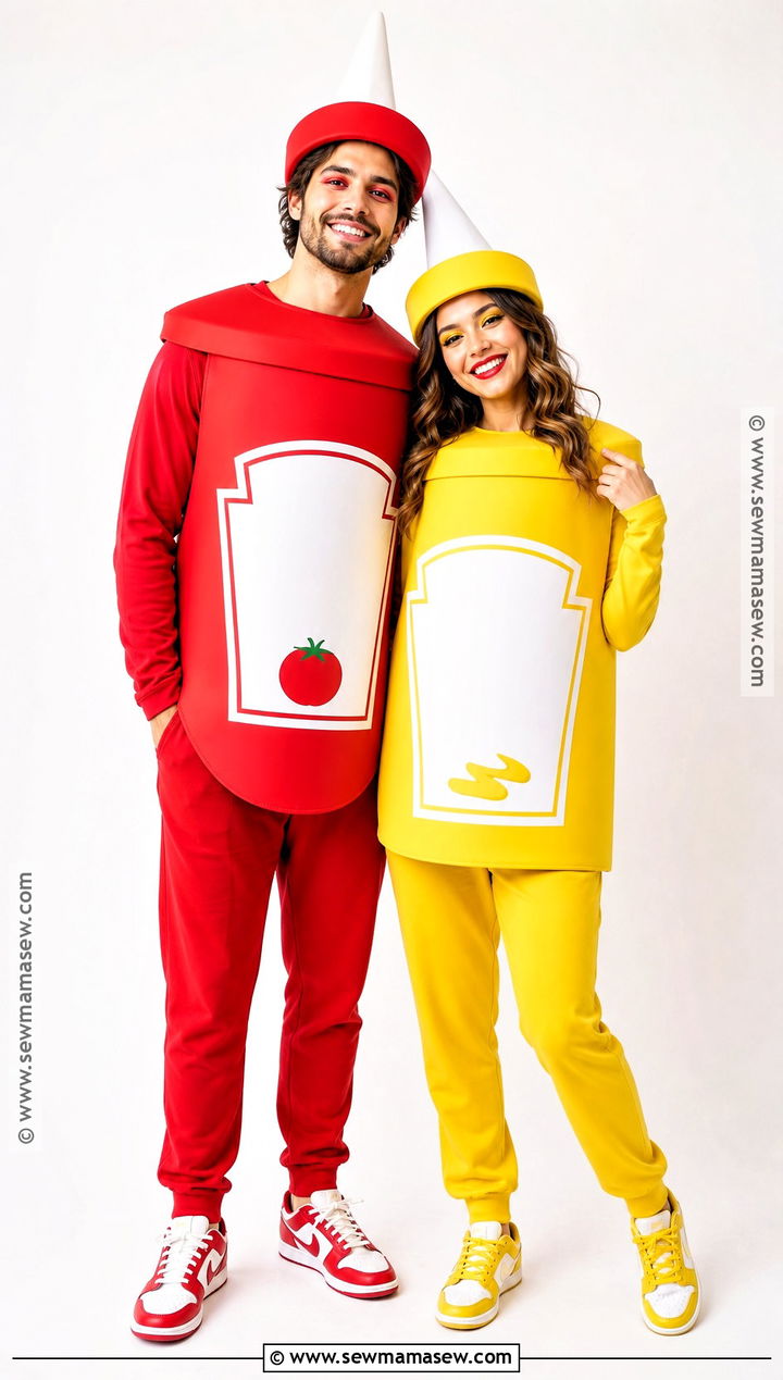 Ketchup And Mustard Couple Costume - 35 clever couples halloween costumes