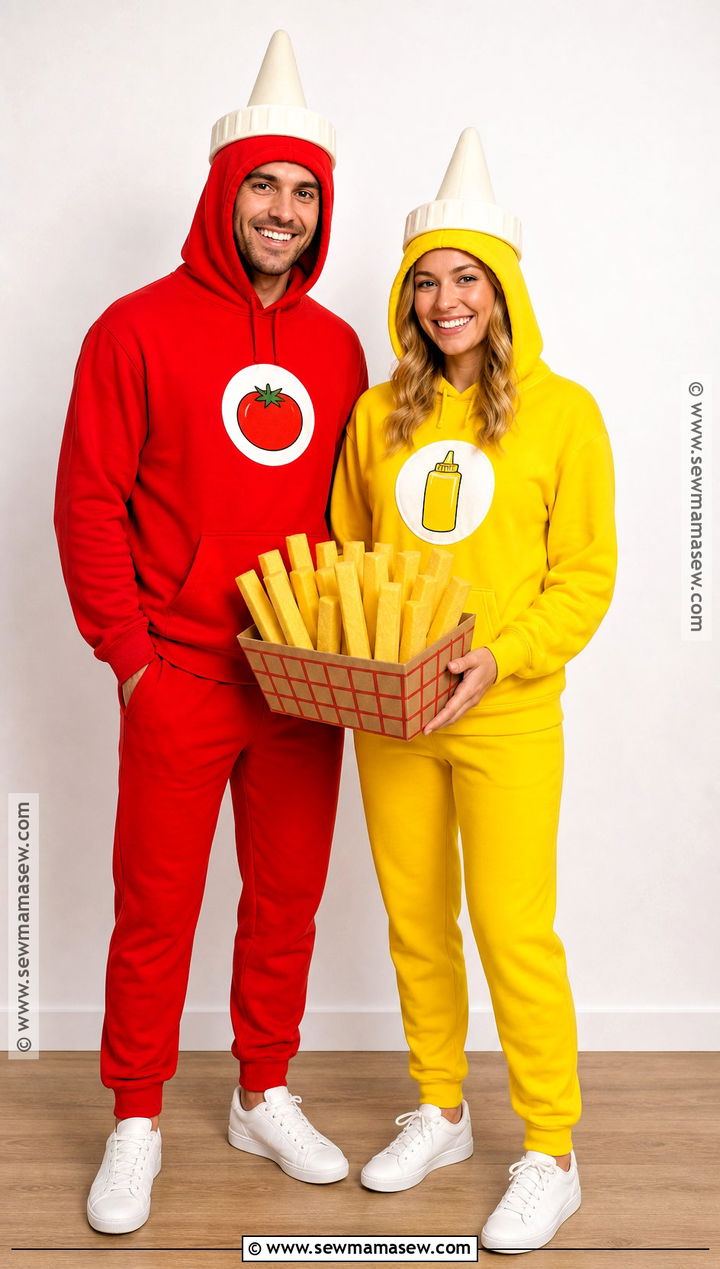 Ketchup And Mustard Couple Costume - 35 costume couple ideas